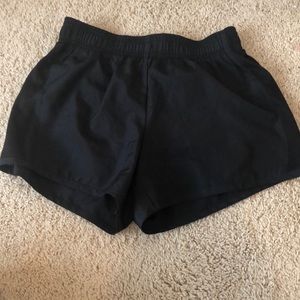 Black athlete shorts